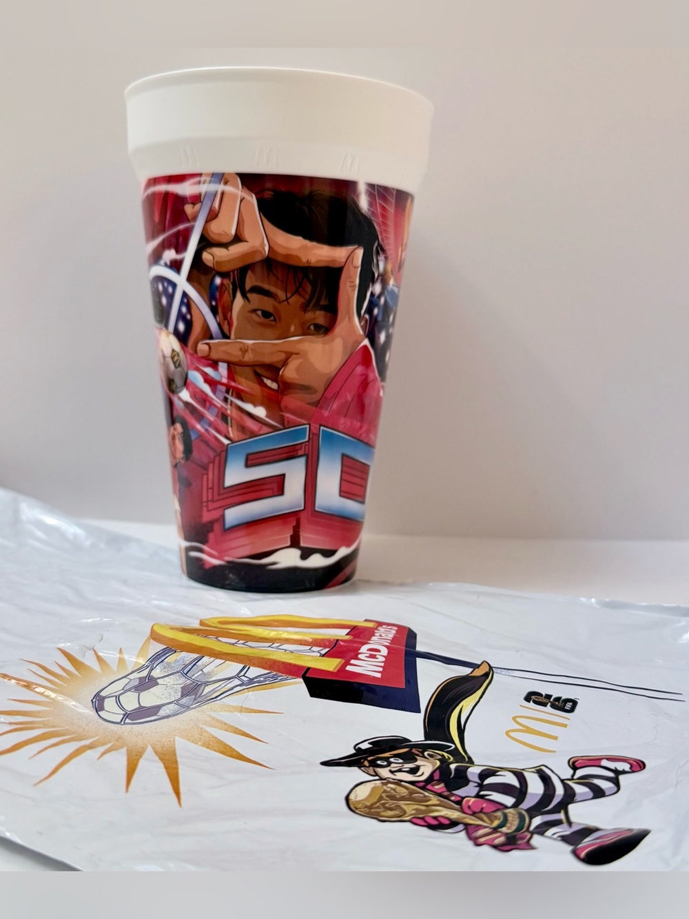 McDonalds FIFA World Cup 2026
Son Heung-min Collectible Plastic
Cup Anime Style